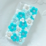Pidel様オーダー品お花のiPhoneケース♡爽やか（