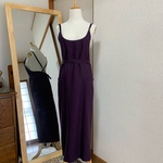 麻のエプロンドレス