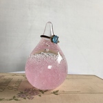 ガラスのリングホルダー　いちごミルク