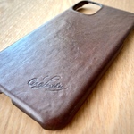 iPhone11 レザーカバー　ブラウン