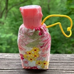 アルコールジェルホルダー　手ピカジェルホルダー　4  花ダリアシリーズ　ピンク