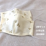 蒸れにくい小学生用マスク　2枚セット