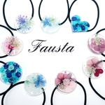 押し花のヘアゴム♡