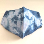 【藍染マスク】夏用　フィルターポケット付きマスク　大人用[N6]