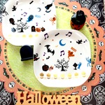 🌼ハロウィンてんこ盛り♪スクエアプレート２枚セット🌼