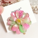 ピンク×グリーン💗💚ポニーフック