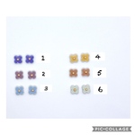 美濃焼タイルの1粒ピアス