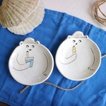 麦わら帽子の小皿