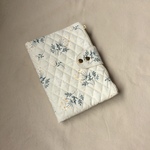 受注制作　lace flower 優しいべージュ 母子手帳ケース 