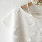 Gさまオーダー　数量限定予約:フランス製立体お刺繍ブラウス