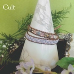 紫陽花の誘惑＊タイルビーズ ブレスレット