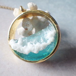 Pipeline!　3D Big Wave Necklace 大波のネックレス☆deep☆L