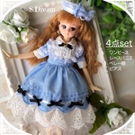 送料無料✩.*˚22cmドール服＆アクセサリー アリス風ロリータset