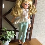 リカちゃん♡ ペプラムブラウス ♡ サブリナパンツ ♡