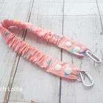 ゆめかわお空の移動ポケットのゴムベルト(ピンク)１個入り 