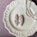 ❁オーダー品❁ デイジーとラベンダーのパッチンピン