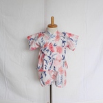 70〜80 甚平　Aquarelle Flower 