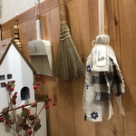 手作りはたきナチュラル白レース送料込