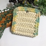 マスクケース　ズパゲッティ　マスク仮置き　ロシアヤーン 