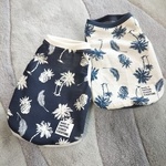 犬服！やしのみ&パイナップル！タンクトップ白