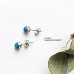 《再販》シルバー/ターコイズ☺︎︎ミニピアス/夏