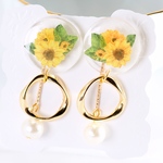 2way 向日葵のピアス🌻