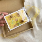 ひまわりのおめかしBOX (pierce/earring & ヘアピン)