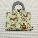 外した時用のマスクケース(大きめサイズ)『森の仲間たち』🐻
