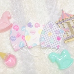 ☆キッズマスク3枚セット　キャンディハーツ④☆