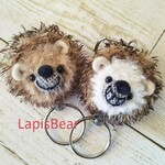ハリネズミちゃんのリールキーホルダー