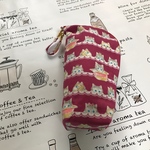アリス様専用   ペットボトルケース ねこちゃん(ワインレッド)