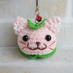 ☆あい0507様　オーダー品☆～桜もち猫ストラップ