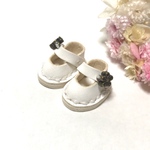 ＊送料無料＊mini☆mini ミニチュアストラップシューズ①（ホワイト）