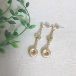 ミニ ドーナツ ゴールドピアス /イヤリング