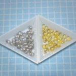 年末特価☆増量【各70個】座金 菊座 花座 ゴールド＆シルバー