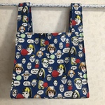 ブルーファニーフェイスのコンビニエコバッグ