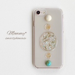 【iPhone12シリーズ対応】shell gold hoil スマホケース/iPhoneケース
