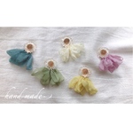 春夏フラワーのシフォンピアス.イヤリング＊