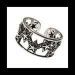 再販 silver925【Linking_star RING】星 スター シルバー 病みかわいい ロック パンク ダーク ゴスロリ シルバー925 指輪 メンズ ユニセックス モード  
