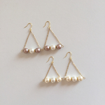 パールのぶらんこピアス
