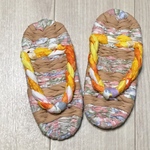 *送料無料*22cm*布ぞうり*オレンジ系*B *