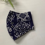 《SALE》#接触冷感#【キッズ・ジュニアサイズ☆立体マスク 】夏マスク/バンダナ柄