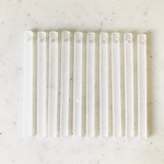 Frost Clear Long Rectangle Pendant Tops