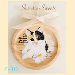 【送料無料】F-10🐾通年使える猫ちゃんオーナメント/三毛猫