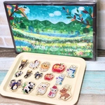 【A様オーダー作品】森の動物マグネットset &追加動物マグネット　Lサイズver
