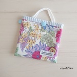 マスクケース（ 仮置き )　　　 * Botanical flower garden 　col. pink