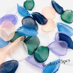 30pcs（全色入り）シフォン花びらパーツ 