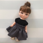 No.246¨̮♡︎ソランちゃん メルちゃん服¨̮♡︎フレンチスリーブ&スカート