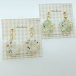フラワー　イヤリング　ピアス