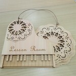 ドアプレート　Lesson Room 